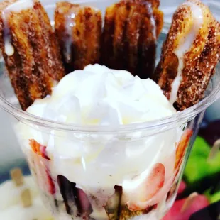 churro sundae from owners FB page