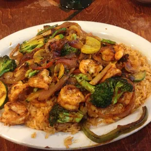 Shrimp diabla special