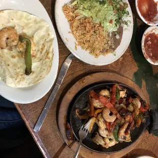 Shrimp Fajitas