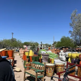 Huge yard and great variety