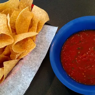 Free chips and salsa!