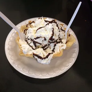 Fried ice cream! Yummy!