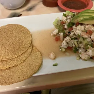 Shrimp ceviche