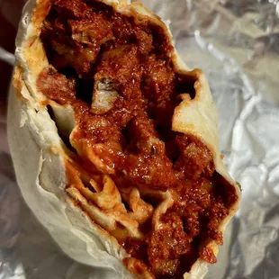 This is really good carne adovada.