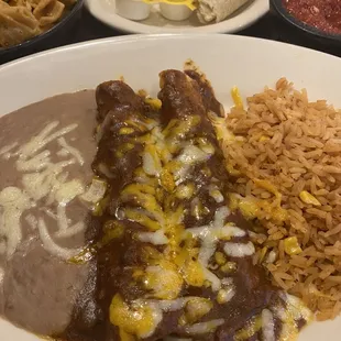 Cheese enchiladas