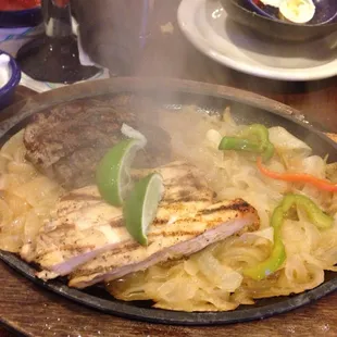 Combo fajita plate.