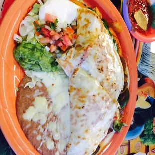 a plate of food