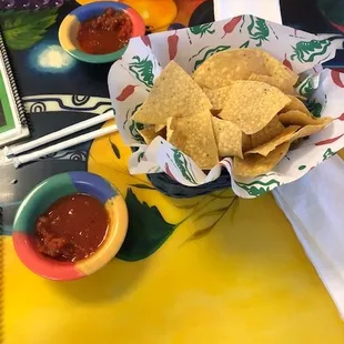 Chips and great Salsa