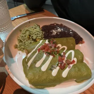 LUMP CRAB ENCHILADAS