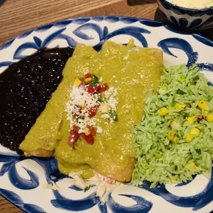Crab enchiladas
