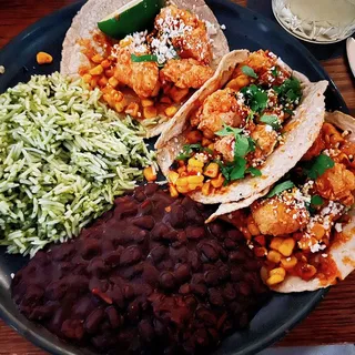 FRIED SHRIMP & ELOTE TACO