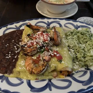 LUMP CRAB ENCHILADAS