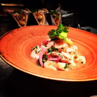 Delicious, fresh ceviche