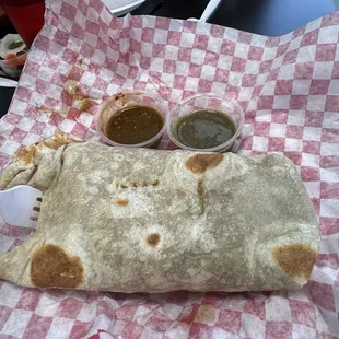 Chili verde burrito. Delicious.