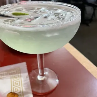 Margarita - about $10 each. No drink menu