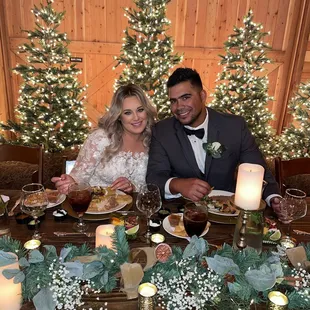 Enjoying our DELICIOUS meal that Mexican Twisted provided