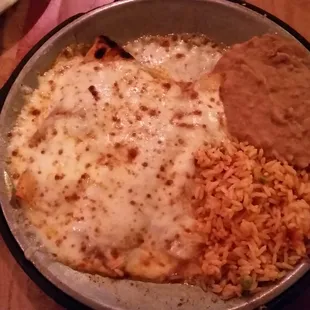 Bean and Cheese Enchiladas