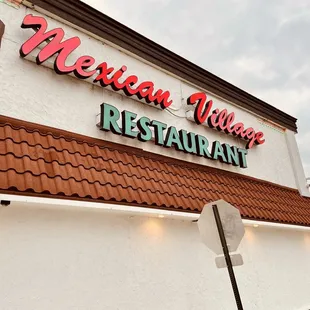 the front of the restaurant