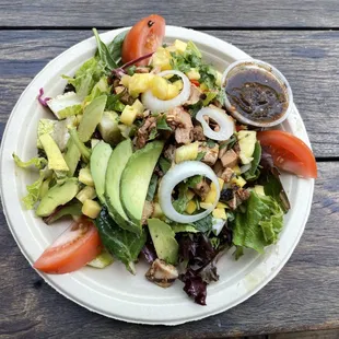Mango chicken salad