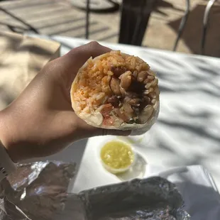 Way too small burrito for an adult size