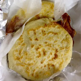 Hot, fresh Pupusas