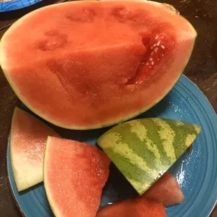 Rotten watermelon