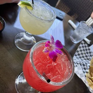 Cadillac Margarita and Watermelon Margarita (special)