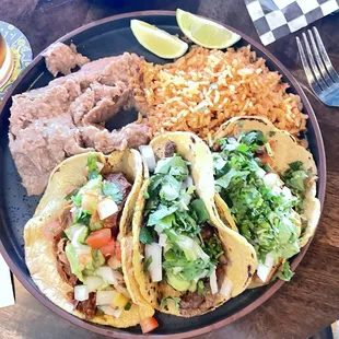 Trio Taco Plate