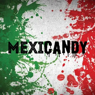 a grungy background with the word mexicandy