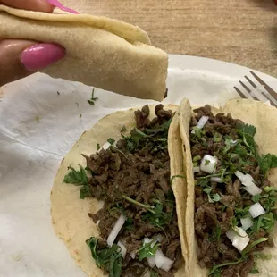 Steak taco