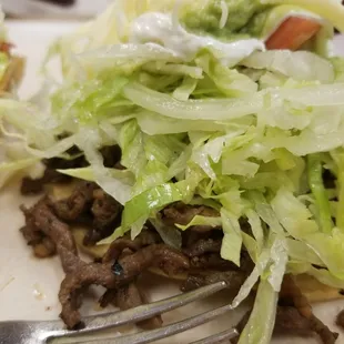 Fajita Beef Tostada