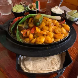 a plate of food on a table