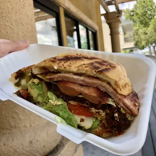 Cubana: big enough for two people! Flavorful and packed :)