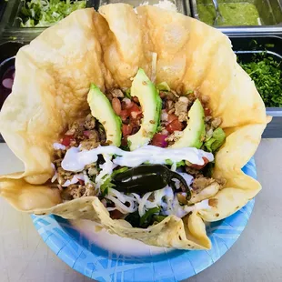 Grilled chicken Taco salad