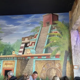 Painted wall in dining area!