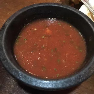 Their salsa is unique and really good. Most are the same but theirs has more home grown feel.