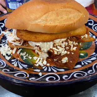 Torta de Chilaquiles