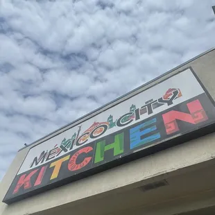 Sign on the outside