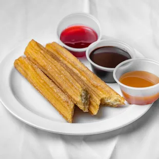 churros with dipping sauce