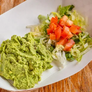 guacamole and salad