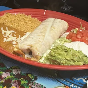 Steak burrito