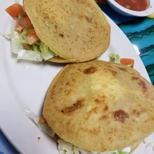 Chicken gorditas.
