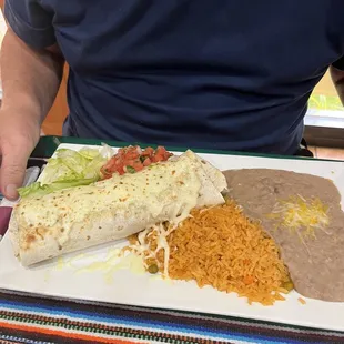 Beef BURRITO, BF's favorite!