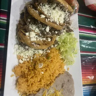 GORDITAS DINNER