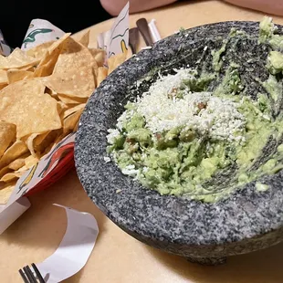 Table side guacamole
