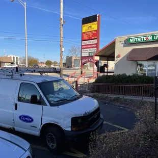 The parking lot