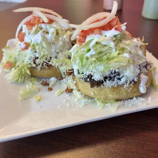 Asada and Mexican Sausage (Chorizo) Sopes