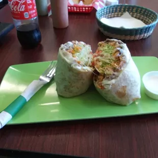 Wow this burrito was awesome.