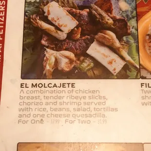 I&apos;m trying the El Molcajeto