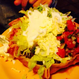 #18 lunch combo (this is their taco salad)